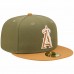  Los Angeles Angels Men's New Era Olive/Brown Two-Tone Color Pack 59FIFTY Fitted Hat