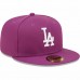 Los Angeles Dodgers Men's New Era Grape Logo 59FIFTY Fitted Hat