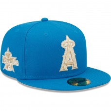 Los Angeles Angels Men's New Era Blue Stone 2010 All-Star Game Undervisor 59FIFTY Fitted Hat
