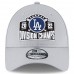 Los Angeles Dodgers Men's New Era Gray 2022 NL West Division Champions Locker Room 9FORTY Snapback Hat