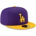 LA Men's New Era Purple/Gold Crossover 59FIFTY Hat