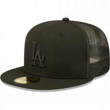 Los Angeles Dodgers Men's New Era Blackout Trucker 59FIFTY Fitted Hat