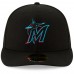 Miami Marlins Men's New Era Black Authentic Collection On-Field Low Profile 59FIFTY Fitted Hat