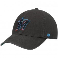 Miami Marlins Men's '47 Graphite Franchise Fitted Hat