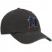 Miami Marlins Men's '47 Graphite Franchise Fitted Hat