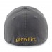 Milwaukee Brewers Men's '47 Graphite Franchise Fitted Hat