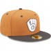 Milwaukee Brewers Men's New Era Brown/Charcoal Two-Tone Color Pack 59FIFTY Fitted Hat