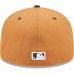 Milwaukee Brewers Men's New Era Brown/Charcoal Two-Tone Color Pack 59FIFTY Fitted Hat