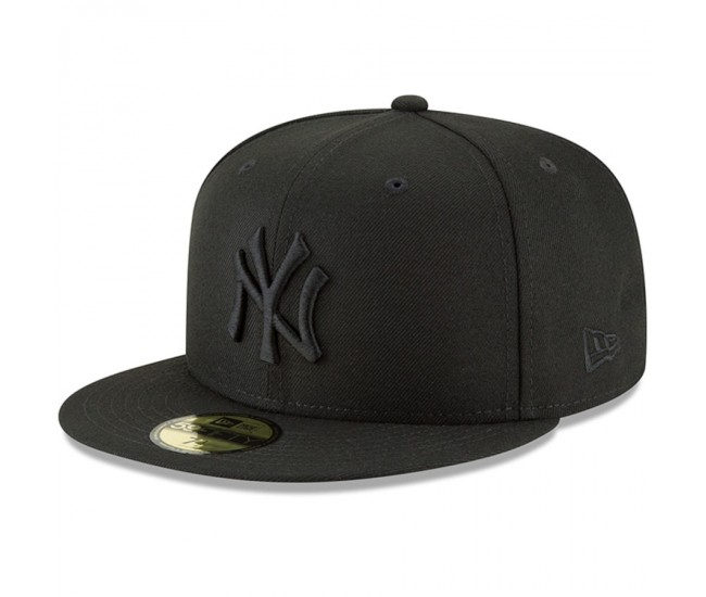 New York Yankees Men's New Era Black Primary Logo Basic 59FIFTY Fitted Hat