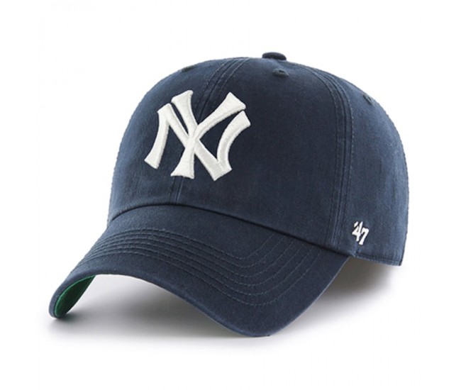 New York Yankees Men's '47 Navy Cooperstown Collection Franchise Logo Fitted Hat