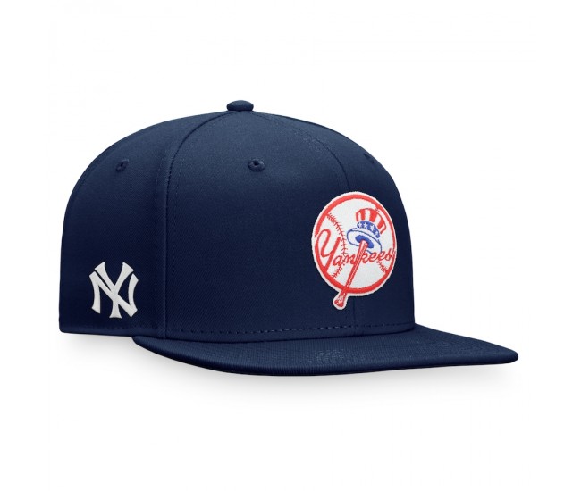 New York Yankees Men's Fanatics Branded Navy Iconic Team Patch Fitted Hat