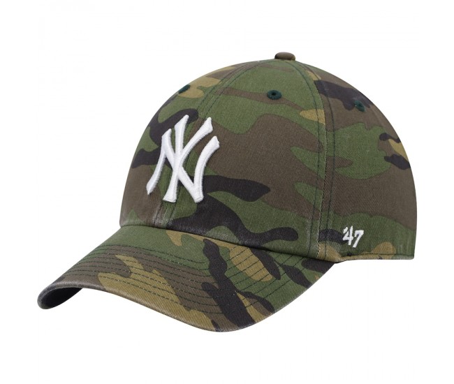New York Yankees Men's '47 Camo Clean Up Adjustable Hat