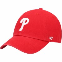 Philadelphia Phillies Men's '47 Red Game Clean Up Adjustable Hat