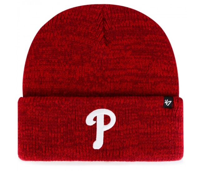 Philadelphia Phillies Men's '47 Red Brain Freeze Cuffed Knit Hat