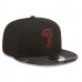 Philadelphia Phillies Men's New Era Black Camo Vize 9FIFTY Snapback Hat