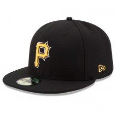 Pittsburgh Pirates Men's New Era Black Alternate Authentic Collection On-Field 59FIFTY Fitted Hat
