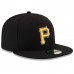 Pittsburgh Pirates Men's New Era Black Alternate Authentic Collection On-Field 59FIFTY Fitted Hat