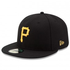Pittsburgh Pirates Men's New Era Black Game Authentic Collection On-Field 59FIFTY Fitted Hat