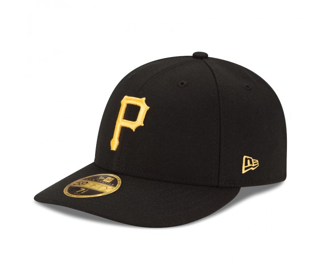 Pittsburgh Pirates Men's New Era Black Authentic Collection On Field Low Profile Game 59FIFTY Fitted Hat