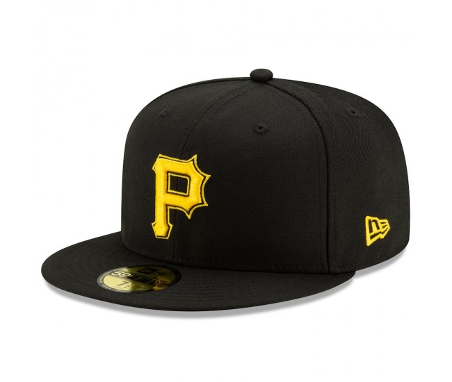 Pittsburgh Pirates Men's New Era Black Alternate 2 Authentic Collection On-Field 59FIFTY Fitted Hat