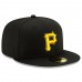 Pittsburgh Pirates Men's New Era Black Alternate 2 Authentic Collection On-Field 59FIFTY Fitted Hat