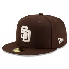 San Diego Padres Men's New Era Brown Alternate Authentic Collection On-Field 59FIFTY Fitted Hat