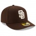 San Diego Padres Men's New Era Brown Alternate 2020 Authentic Collection On-Field Low Profile 59FIFTY Fitted Hat
