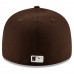 San Diego Padres Men's New Era Brown Alternate 2020 Authentic Collection On-Field Low Profile 59FIFTY Fitted Hat