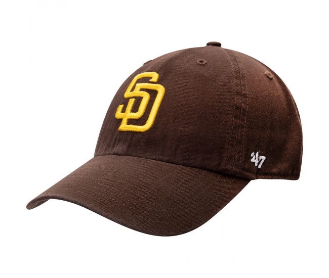 San Diego Padres Men's '47 Brown Clean Up Adjustable Hat