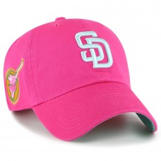 San Diego Padres Men's '47 Pink 2022 City Connect Clean Up Adjustable Hat