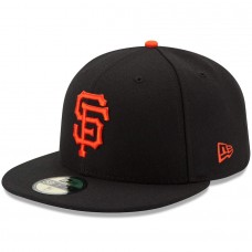 San Francisco Giants Men's New Era Black Game Authentic Collection On-Field 59FIFTY Fitted Hat