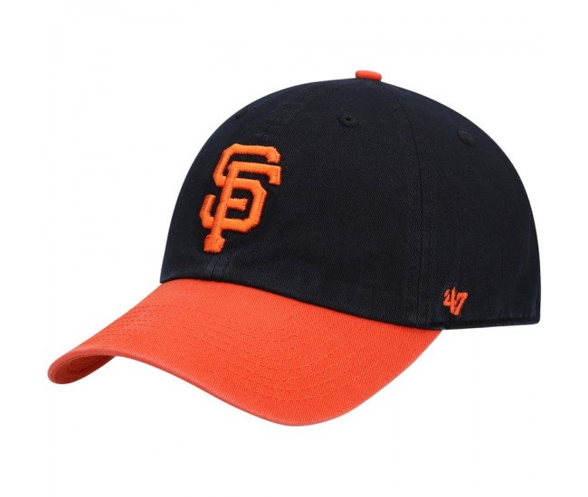 San Francisco Giants Men's '47 Black Game Clean Up Adjustable Hat