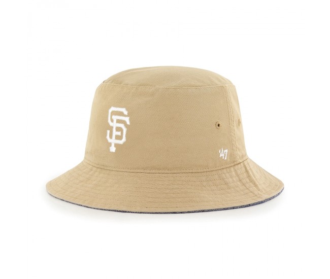 San Francisco Giants Men's '47 Khaki Chambray Ballpark Bucket Hat