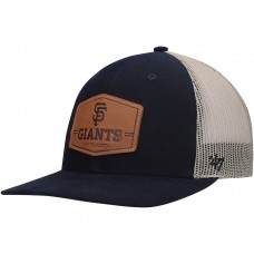San Francisco Giants Men's '47 Black/Natural Rawhide Trucker Snapback Hat