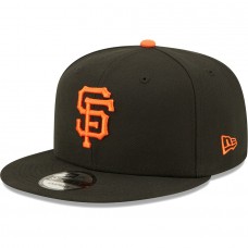San Francisco Giants Men's New Era Black Primary Logo 9FIFTY Snapback Hat