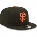 San Francisco Giants Men's New Era Black Primary Logo 9FIFTY Snapback Hat