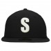 Seattle Mariners Men's New Era Black Cooperstown Collection Turn Back The Clock Steelheads 59FIFTY Fitted Hat