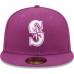 Seattle Mariners Men's New Era Grape Logo 59FIFTY Fitted Hat