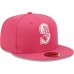 Seattle Mariners Men's New Era Beetroot Logo 59FIFTY Fitted Hat