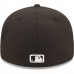 Seattle Mariners Men's New Era Black & White Low Profile 59FIFTY Fitted Hat
