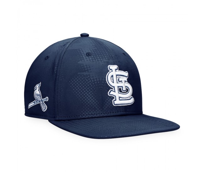 St. Louis Cardinals Men's Fanatics Branded Navy Iconic Tonal Camo Snapback Hat