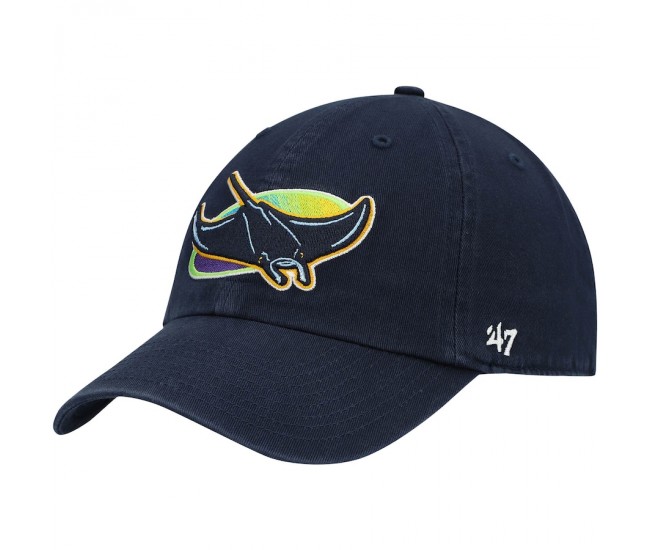 Tampa Bay Rays Men's '47 Navy Alternate Clean Up Adjustable Hat