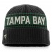 Tampa Bay Rays Men's Fanatics Branded Black/Green True Classic Retro Cuffed Knit Hat