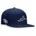 Tampa Bay Rays Men's Fanatics Branded Navy Iconic Team Patch Fitted Hat