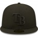 Tampa Bay Rays Men's New Era Blackout Trucker 59FIFTY Fitted Hat