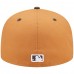 Tampa Bay Rays Men's New Era Brown/Charcoal Two-Tone Color Pack 59FIFTY Fitted Hat