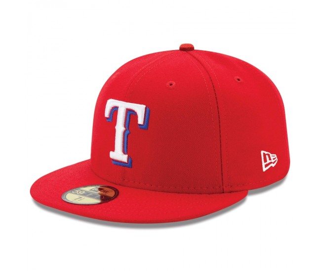 Texas Rangers Men's New Era Red Alternate Authentic Collection On-Field 59FIFTY Fitted Hat