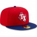 Texas Rangers Men's New Era Red/Royal 2020 Alternate 3 Authentic Collection On Field 59FIFTY Fitted Hat