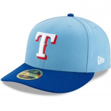 Texas Rangers Men's New Era Light Blue/Royal 2020 Alternate 2 Authentic Collection On Field Low Profile 59FIFTY Fitted Hat
