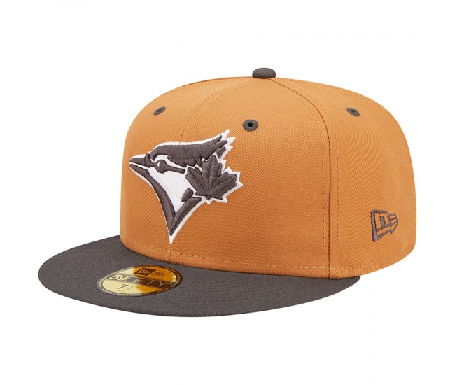 Toronto Blue Jays Men's New Era Brown/Charcoal Two-Tone Color Pack 59FIFTY Fitted Hat